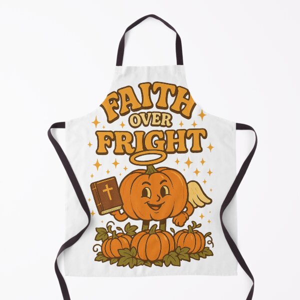 Item preview, Faith Over Fright | Funny Christian Halloween Design designed and sold by Bohospiritart.