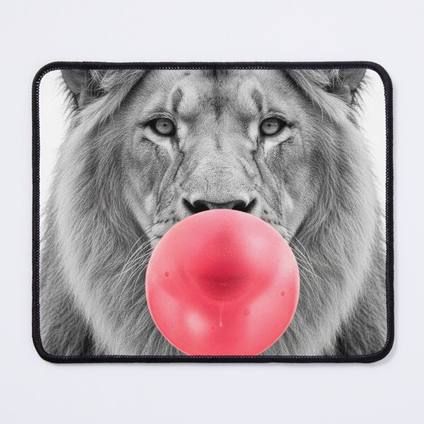 Item preview, Lion Animal Blowing a Bubble Gum designed and sold by A Mediterranean Crab.