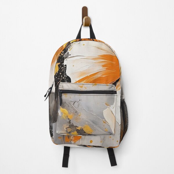 Item preview, Fiery Poppy Explosion: Abstract Orange Bloom designed and sold by Bold INK.