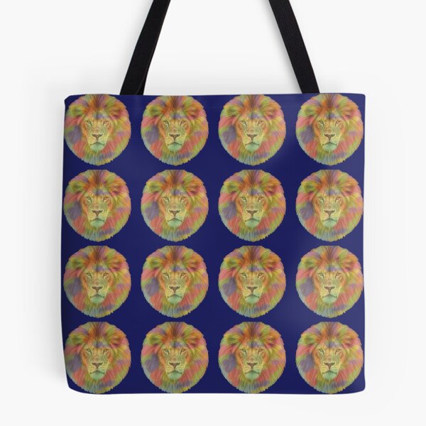 Item preview, Colorful Lion Face - Astrological Sign - Leo designed and sold by PVTCreations.