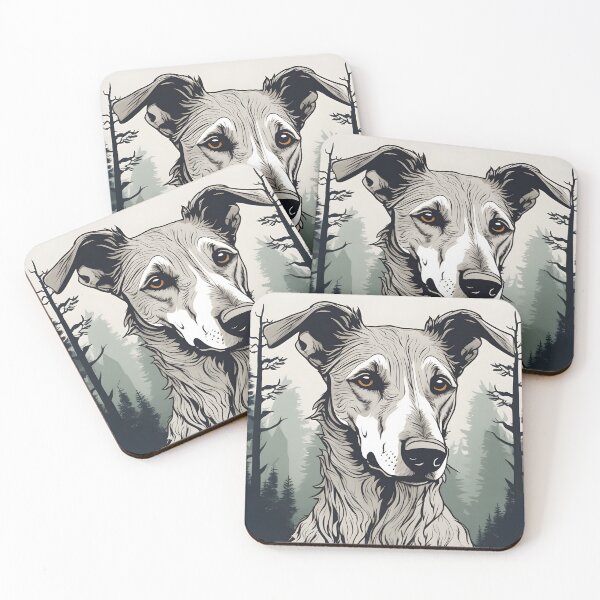 Item preview, Lurcher in the Woods designed and sold by jamesgerardking.