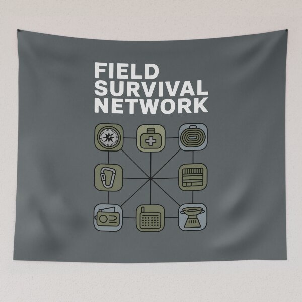 Item preview, Field Survival Network designed and sold by SignumShop.