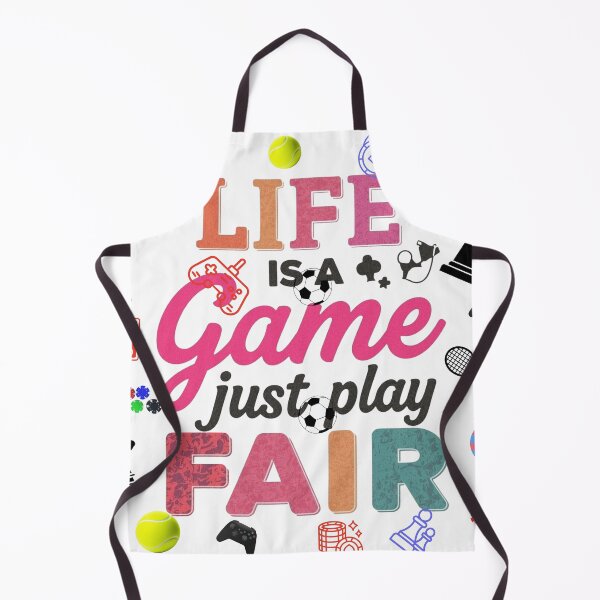 Item preview, Life is a game just play fair  designed and sold by Lunalayer Boutique .