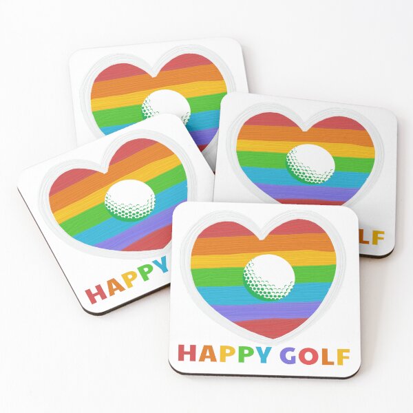 Item preview, LGBT Golf: Happy Golf LGBT designed and sold by MKV Design.