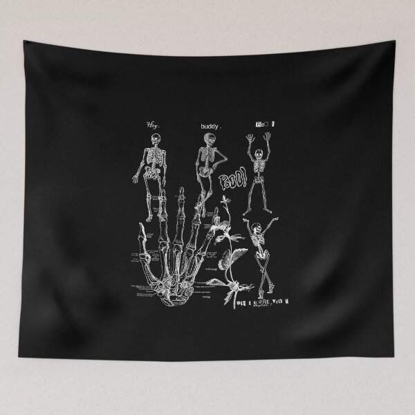 Item preview, HALLOWEEN squelette spooky boo design  designed and sold by deeplistic.