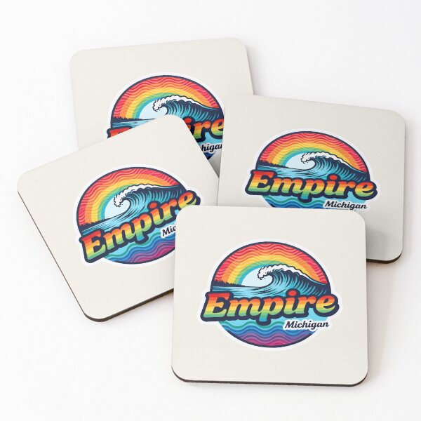 Item preview, Empire, Michigan Retro Wave designed and sold by TheOldMittenIllustrated.