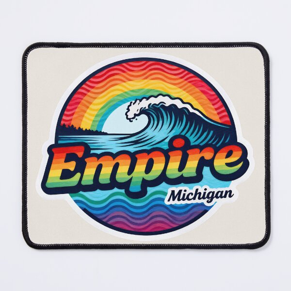 Item preview, Empire, Michigan Retro Wave designed and sold by TheOldMittenIllustrated.