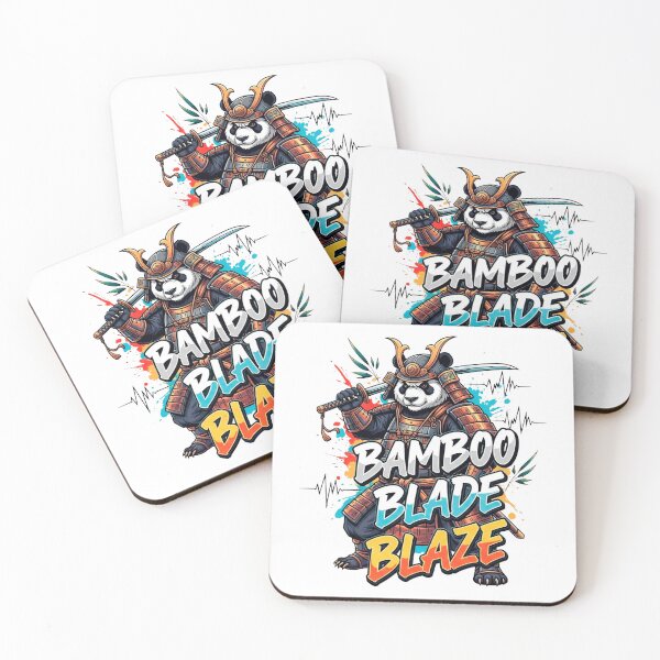 Item preview, Samurai Panda Bamboo Blade Blaze Graphic Art designed and sold by SholoStudio.
