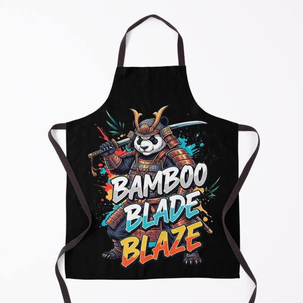 Item preview, Samurai Panda Bamboo Blade Blaze Graphic Art designed and sold by SholoStudio.