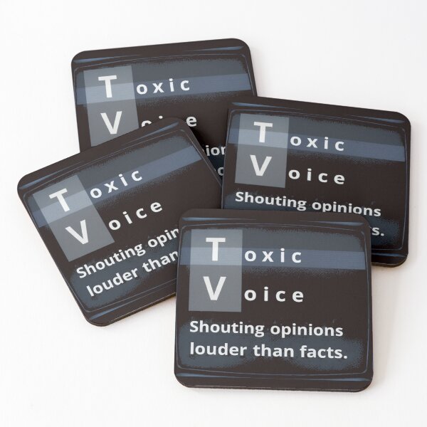 Item preview, Toxic Voice: Shouting Opinions Louder Than Facts designed and sold by ViviByPaula.