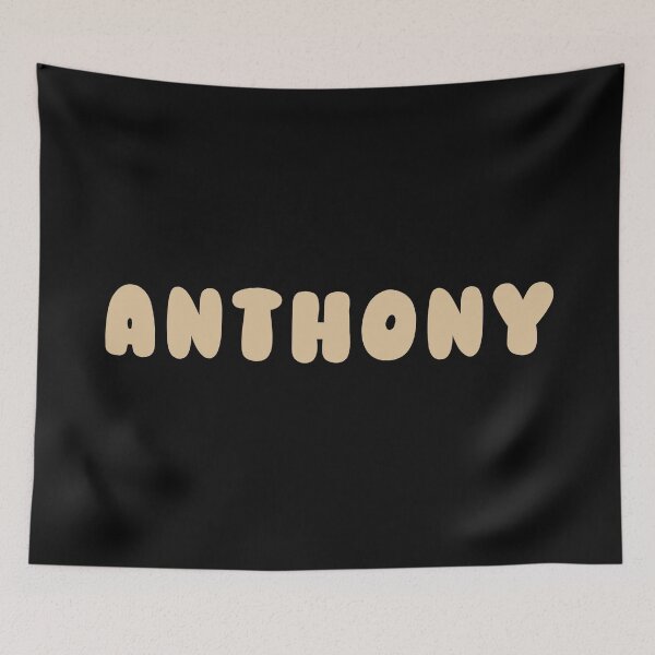 Item preview, Beige Anthony – Minimalist Personalized Name Design designed and sold by karolinahinc.
