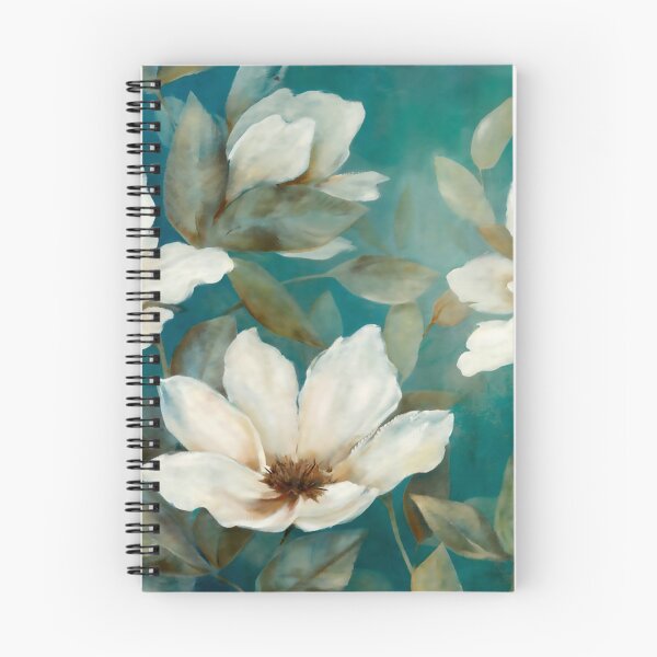 Item preview, Prominent Floral on Teal designed and sold by EdnaBee.