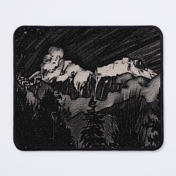 Item preview, charcoal sketching scenic photo black and white design designed and sold by SmashingDeals.