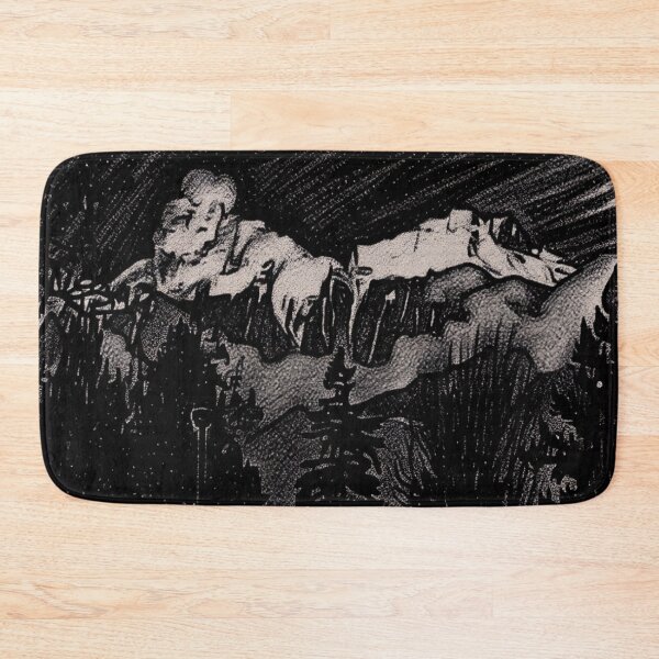 Item preview, charcoal sketching scenic photo black and white design designed and sold by SmashingDeals.
