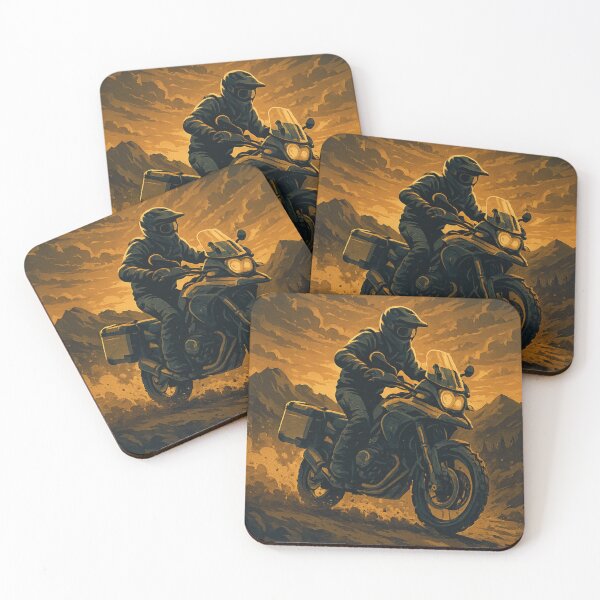 Item preview, Ride Beyond Limits – Adventure Motorcycle Art designed and sold by Raddoodles.