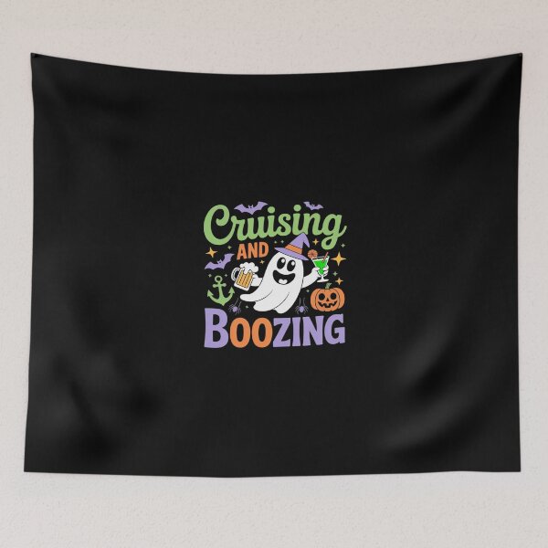 Item preview, Halloween Party Cruise Crew Booze Drinking Beer Girls Trip designed and sold by Belkisallen.