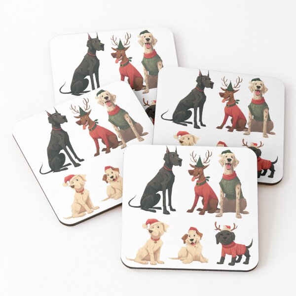 Item preview, Christmas Dogs Design designed and sold by NicolasGlowArt.