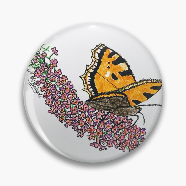 Artikelvorschau, Schmetterling auf Sommerflieder entworfen und verkauft von Thoughtfulbugs.
