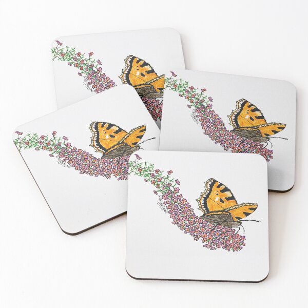 Artikelvorschau, Schmetterling auf Sommerflieder entworfen und verkauft von Thoughtfulbugs.