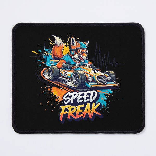 Item preview, Racing Fox Speed Freak Vintage Race Car Illustration designed and sold by SholoStudio.