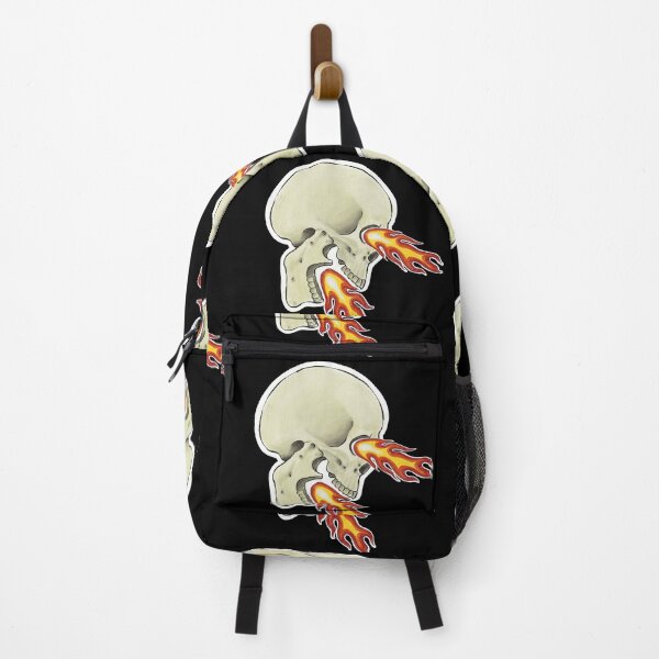 Item preview, Flaming Skull designed and sold by MetalTea.