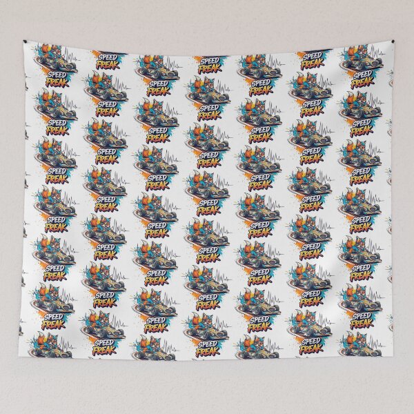 Item preview, Racing Fox Speed Freak Vintage Race Car Illustration designed and sold by SholoStudio.