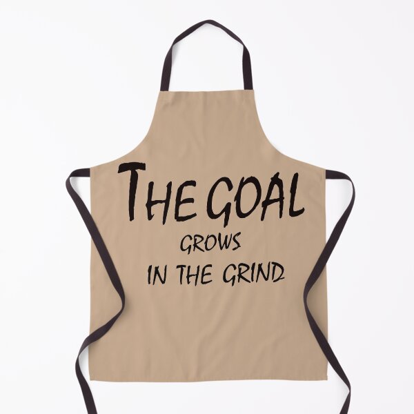 Item preview, The Goal Grows in the Grind – Motivational Discipline Quote Design designed and sold by ArtNestVerse.