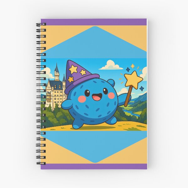 Aperçu de l'œuvre Le magicien bleu créée et vendue par TheSweetStack.