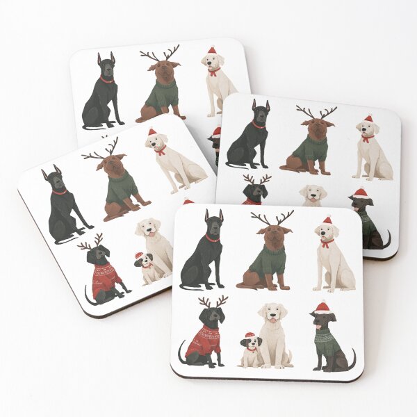 Item preview, Christmas Pack Dogs designed and sold by NicolasGlowArt.