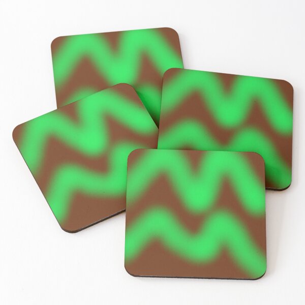 Item preview, Two-Color Tie Dye Pattern – Green and Brown Abstract Design designed and sold by Cultradesign.