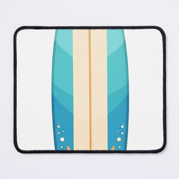 Item preview, Ocean Shell Surfboard Blue designed and sold by Tropical art.