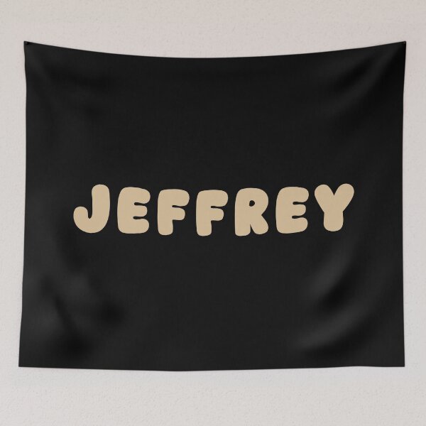 Item preview, Beige Jeffrey – Minimalist Personalized Name Design designed and sold by karolinahinc.