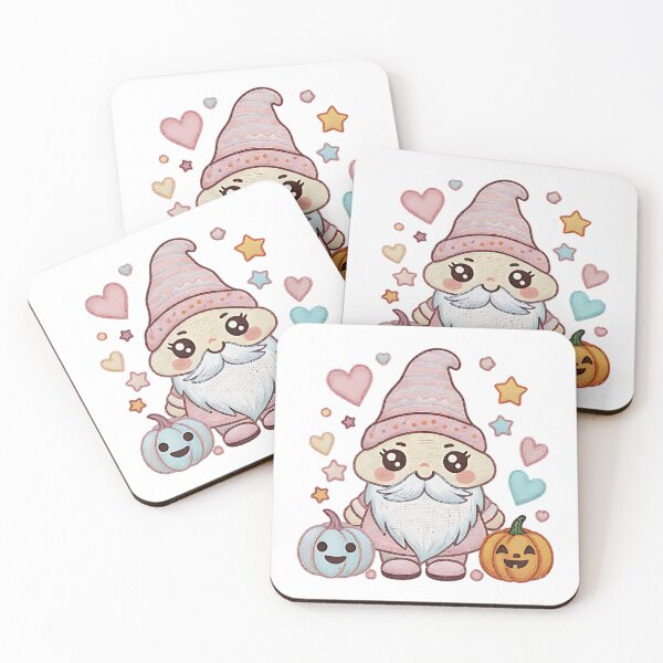 Item preview, Kawaii halloween gnome cute pumpkin pastel cozy autumn spooky design designed and sold by ArtDesignTp.