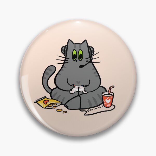 Item preview, Gamer Cat designed and sold by TheVixCats.