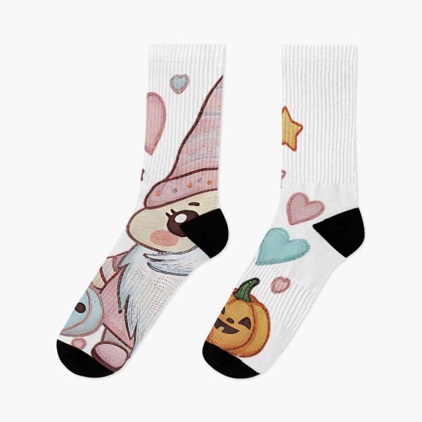 Item preview, Kawaii halloween gnome cute pumpkin pastel cozy autumn spooky design designed and sold by ArtDesignTp.