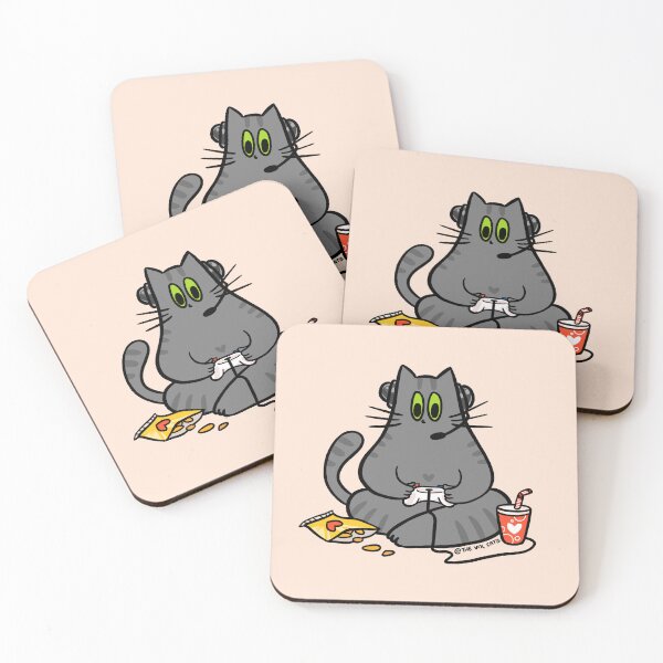 Item preview, Gamer Cat designed and sold by TheVixCats.