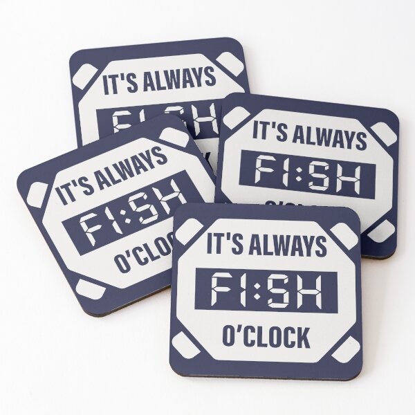 Item preview, It's Always Fish O'Clock Fishing Design designed and sold by cotros.