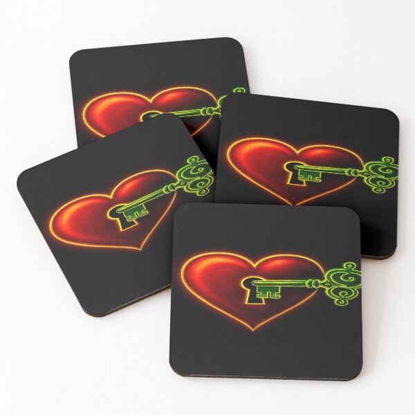 Item preview, Key of a heart designed and sold by Twala Creative Studio.
