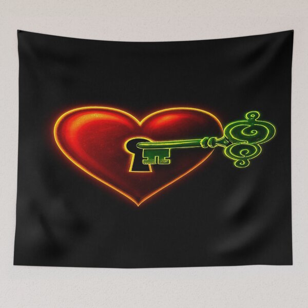 Item preview, Key of a heart designed and sold by Twala Creative Studio.