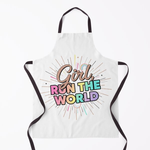 Item preview, Girl Run The World Colorful Glitter Feminist Empowerment Quote Design designed and sold by Aarvya Fashion Club ( A.F.C ).