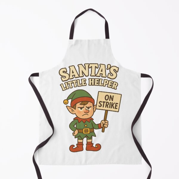 Item preview, Funny XMas Shirt – “Santa’s little helper (on strike)” designed and sold by SVALANART.
