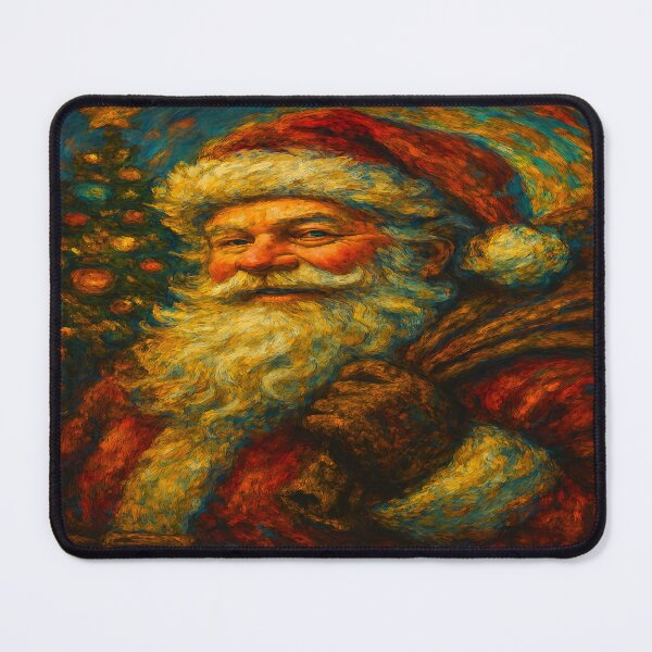 Item preview, Portrait of Santa Claus, Christmas festivities, Christmas atmosphere, Christmas tree, toys, sharing, holiday season, Nativity designed and sold by Redbdon.