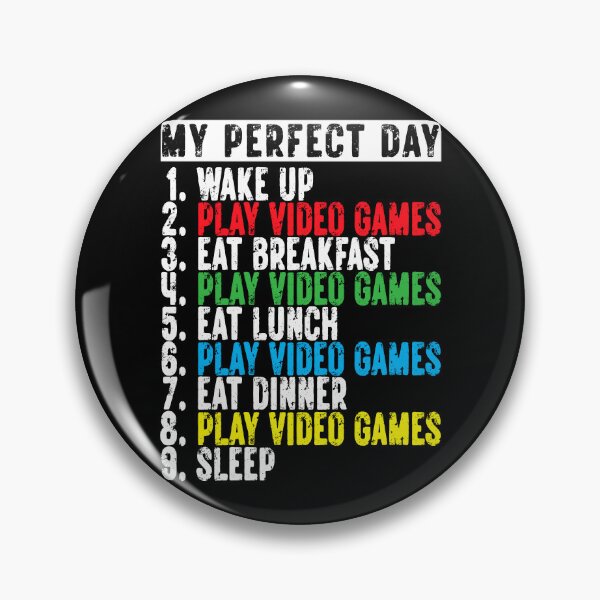 Item preview, My Perfect Day Classic Fit Gamer  designed and sold by Faissal Thomass.
