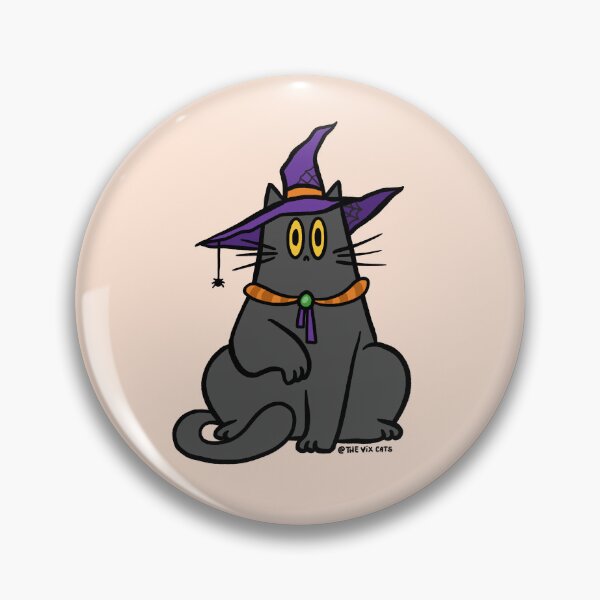 Item preview, Halloween Witch Cat designed and sold by TheVixCats.