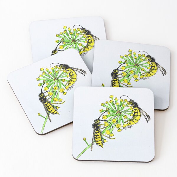 Item preview, Wasps stick together designed and sold by Thoughtfulbugs.