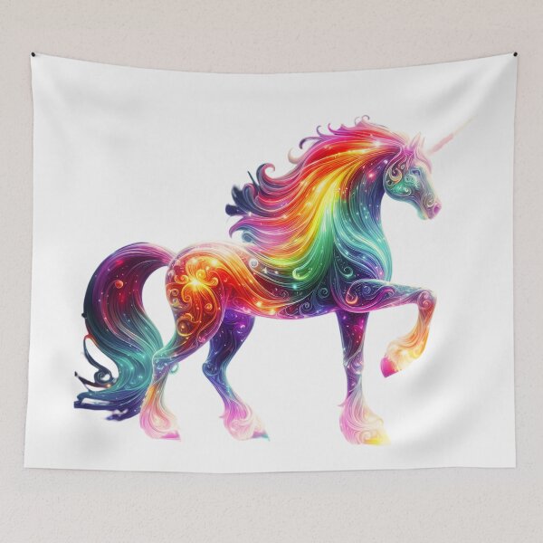 Item preview, Beautiful Colorful Unicorn  designed and sold by GloriousArtSKD.