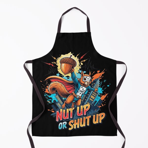 Item preview, Superhero Squirrel Nut Up Or Shut Up Funny Pun Design designed and sold by SholoStudio.
