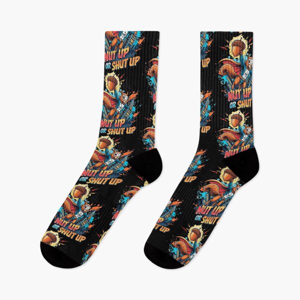 Item preview, Superhero Squirrel Nut Up Or Shut Up Funny Pun Design designed and sold by SholoStudio.