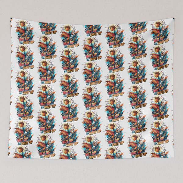 Item preview, Superhero Squirrel Nut Up Or Shut Up Funny Pun Design designed and sold by SholoStudio.