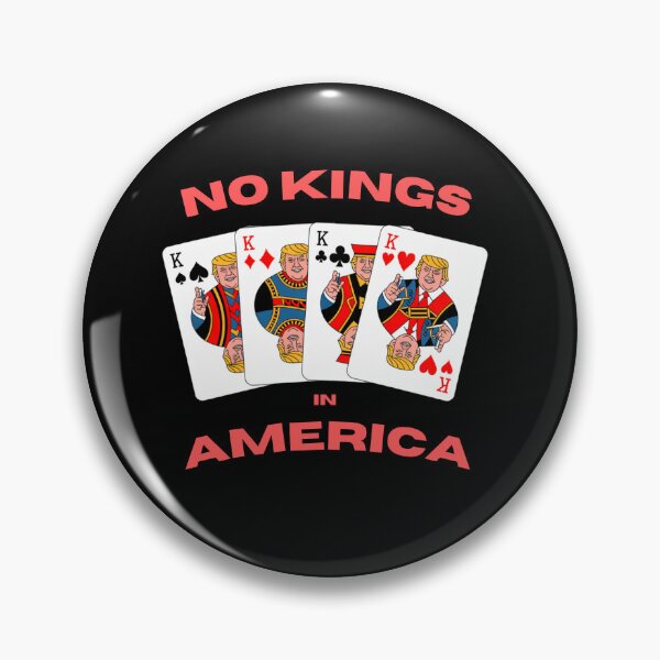 Item preview, No Kings in America: Anti Trump shirt designed and sold by Snark Town Tees.